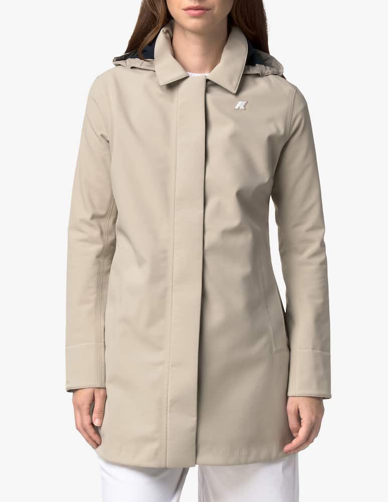rinascente K-Way Bonded hooded coat Mathy