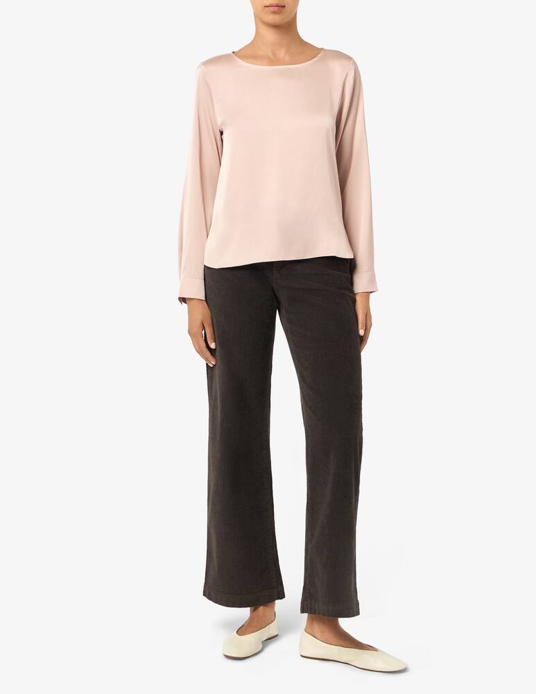 rinascente Elizabeth Ascot Wide-leg corduroy trousers Tam