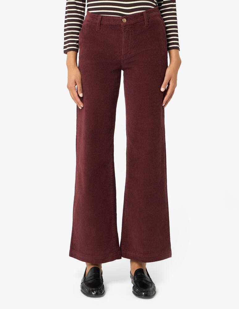 rinascente Elizabeth Ascot Wide-leg corduroy trousers Tam