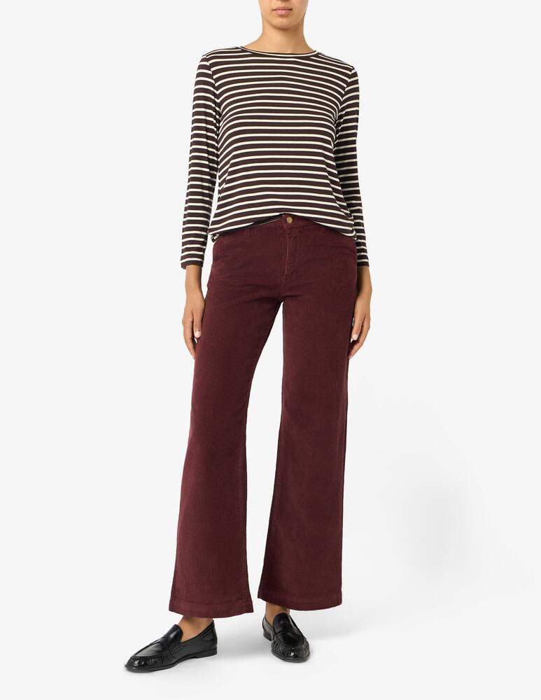 rinascente Elizabeth Ascot Wide-leg corduroy trousers Tam