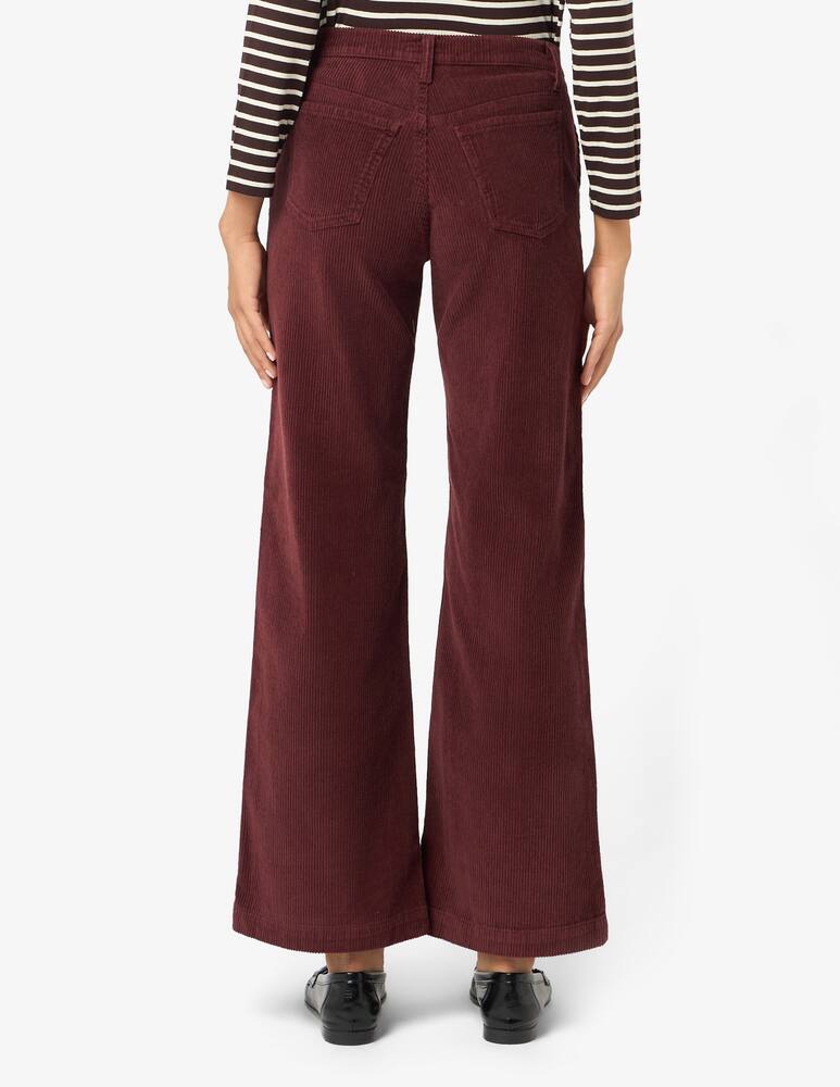 rinascente Elizabeth Ascot Wide-leg corduroy trousers Tam