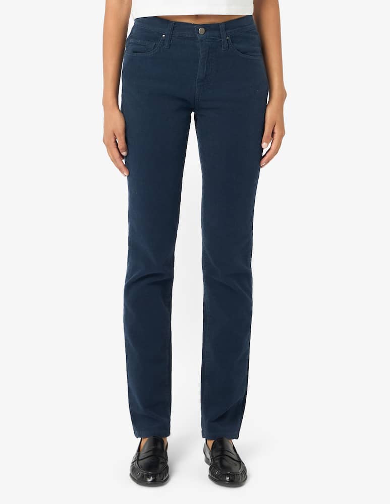 rinascente Elizabeth Ascot Pantaloni 5 tasche in costa di velluto