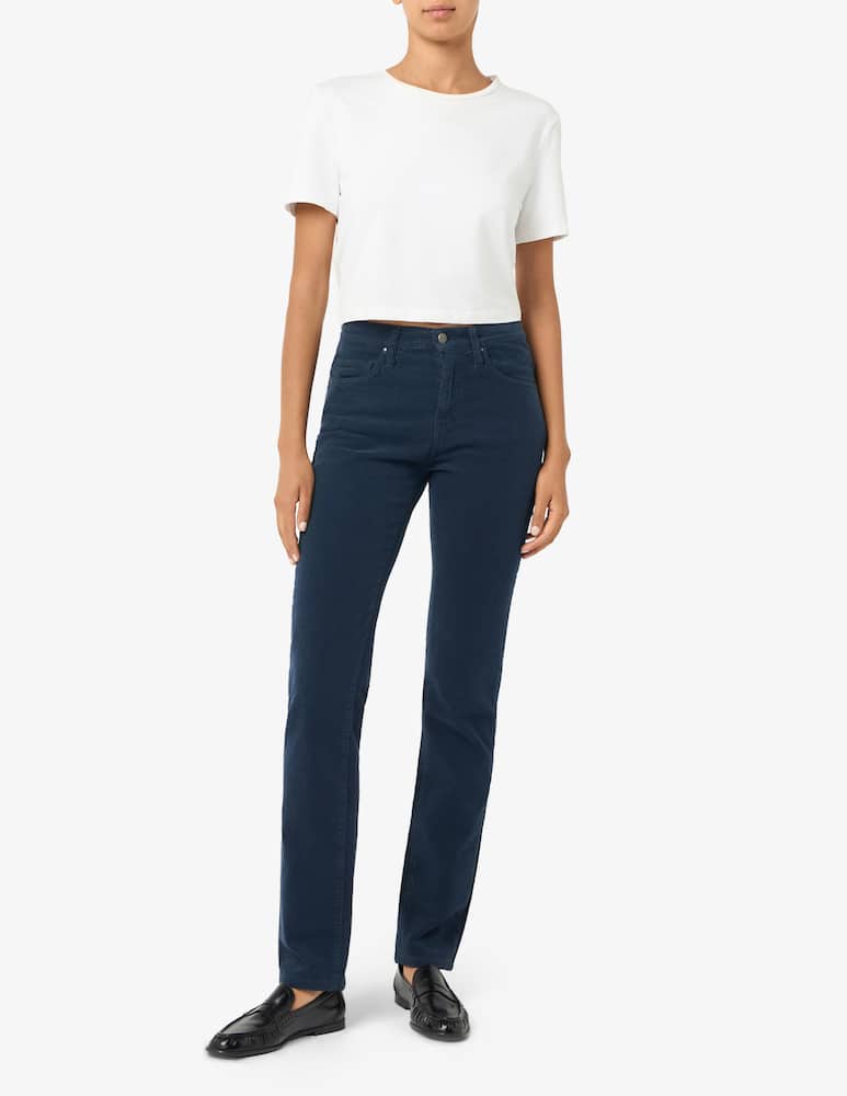 rinascente Elizabeth Ascot Pantaloni 5 tasche in costa di velluto