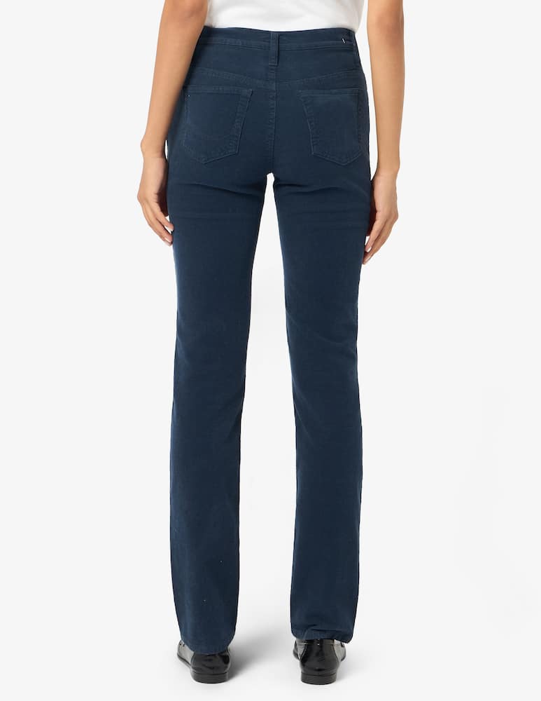 rinascente Elizabeth Ascot Pantaloni 5 tasche in costa di velluto