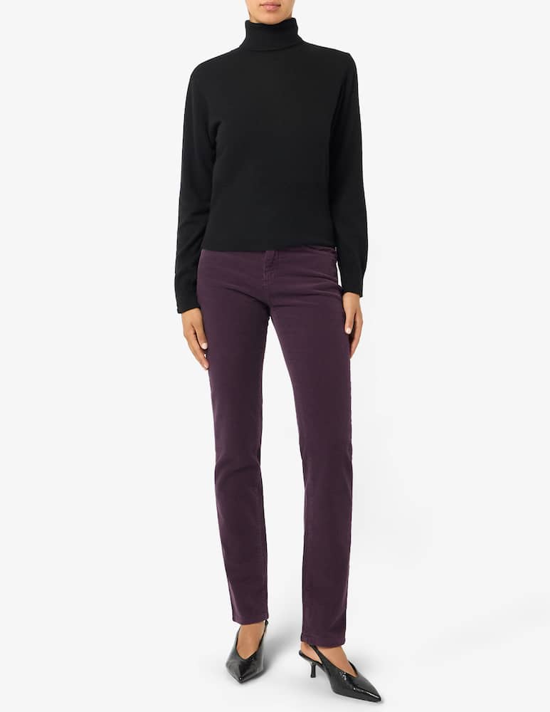 rinascente Elizabeth Ascot Pantaloni cinque tasche in velluto