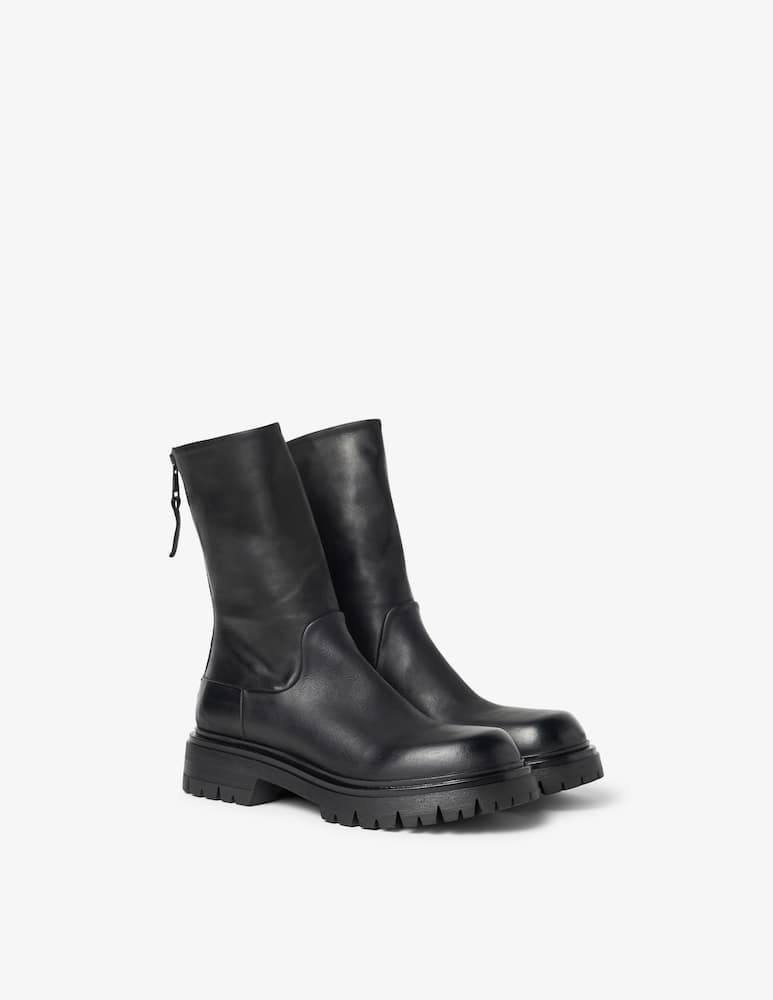 rinascente Strategia Stivale flat con zip Boston