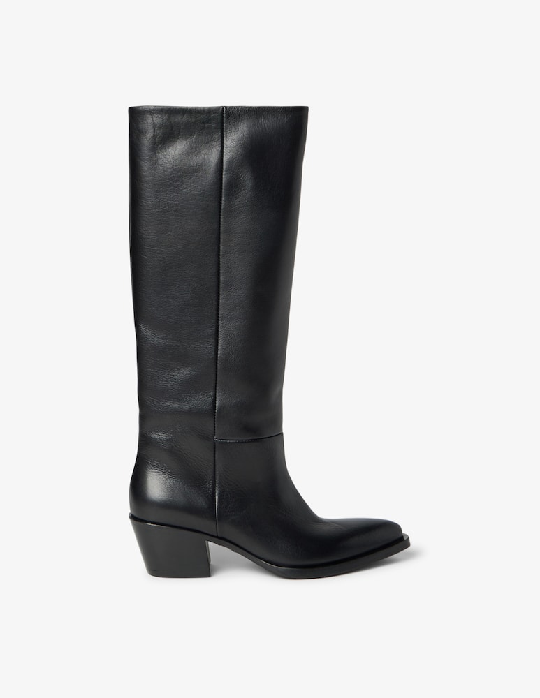 Strategia Leather heeled boots - picture 1 Strategia Leather heeled boots - picture 1