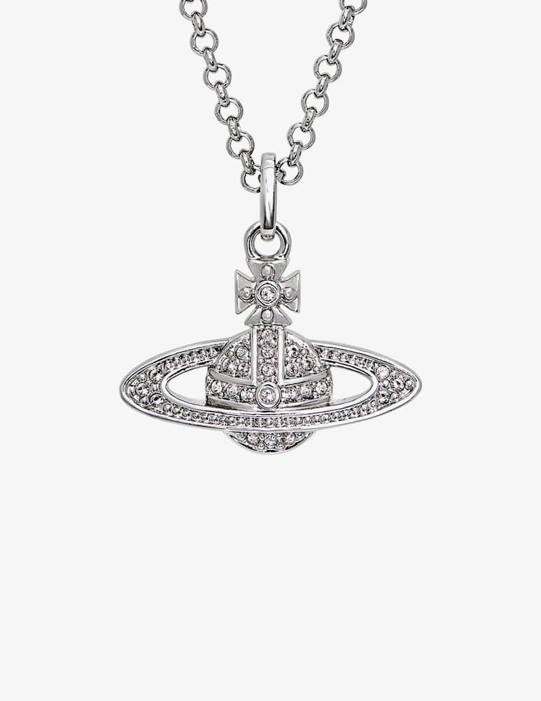 Vivienne Westwood Collana con orb mini bas relief - immagine 1 Vivienne Westwood Collana con orb mini bas relief - immagine 1