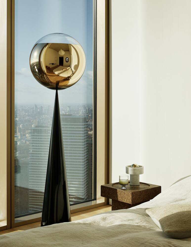 rinascente Tom Dixon Lampada da Terra Mirror Ball 50cm LED