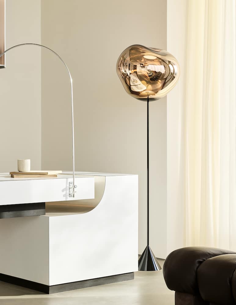 Tom Dixon Lampada da Terra Melt Cone Slim LED - immagine 4 Tom Dixon Lampada da Terra Melt Cone Slim LED - immagine 4