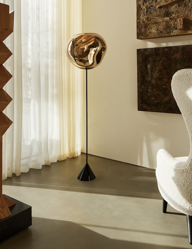 Tom Dixon Lampada da Terra Melt Cone Slim LED - immagine 5 Tom Dixon Lampada da Terra Melt Cone Slim LED - immagine 5