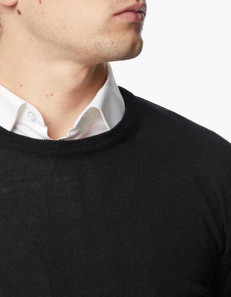 rinascente Pure Cashmere Wool silk cashmere crewneck jumper