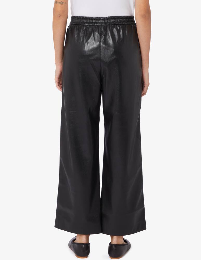 rinascente Nanushka Pantaloni in simil pelle elastico vita