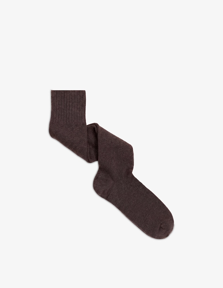 Sorley Cashmere-blend long socks - picture 1 Sorley Cashmere-blend long socks - picture 1