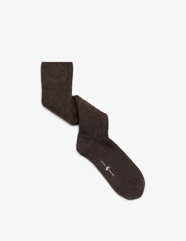 rinascente Sorley Calze lunghe a coste in misto cashmere