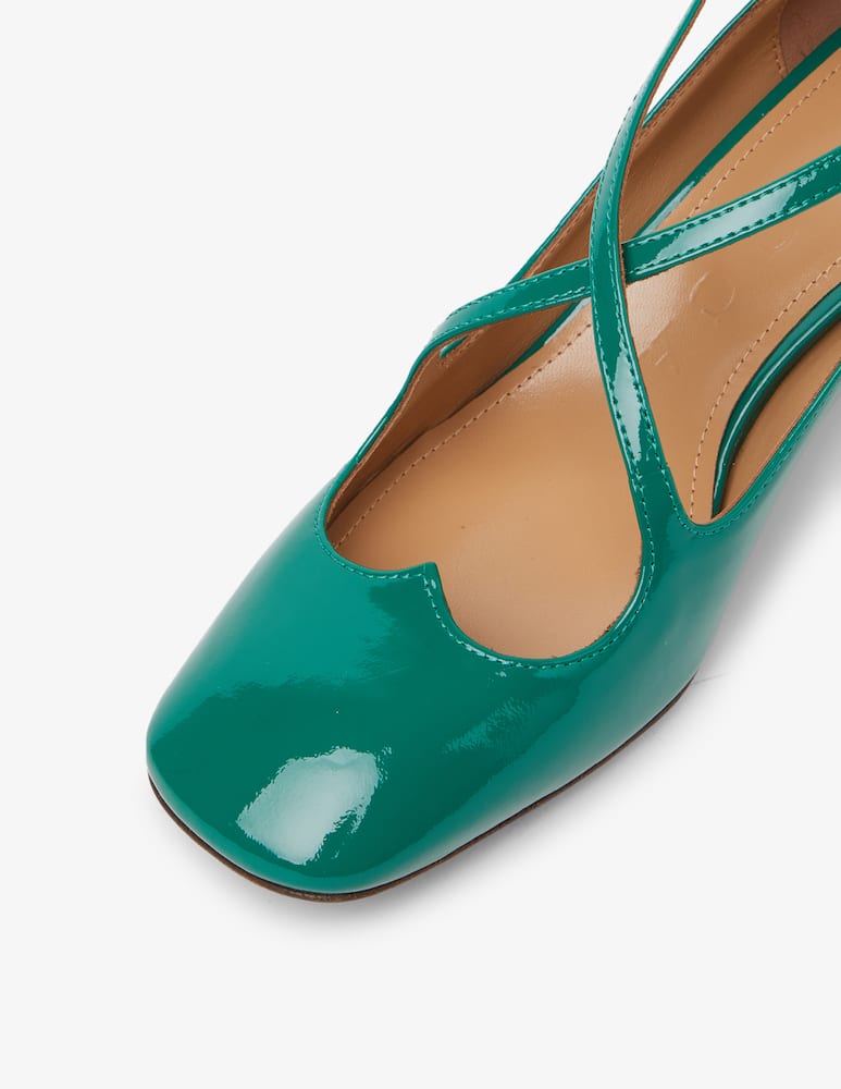 rinascente A. Bocca Heeled leather Mary Jane