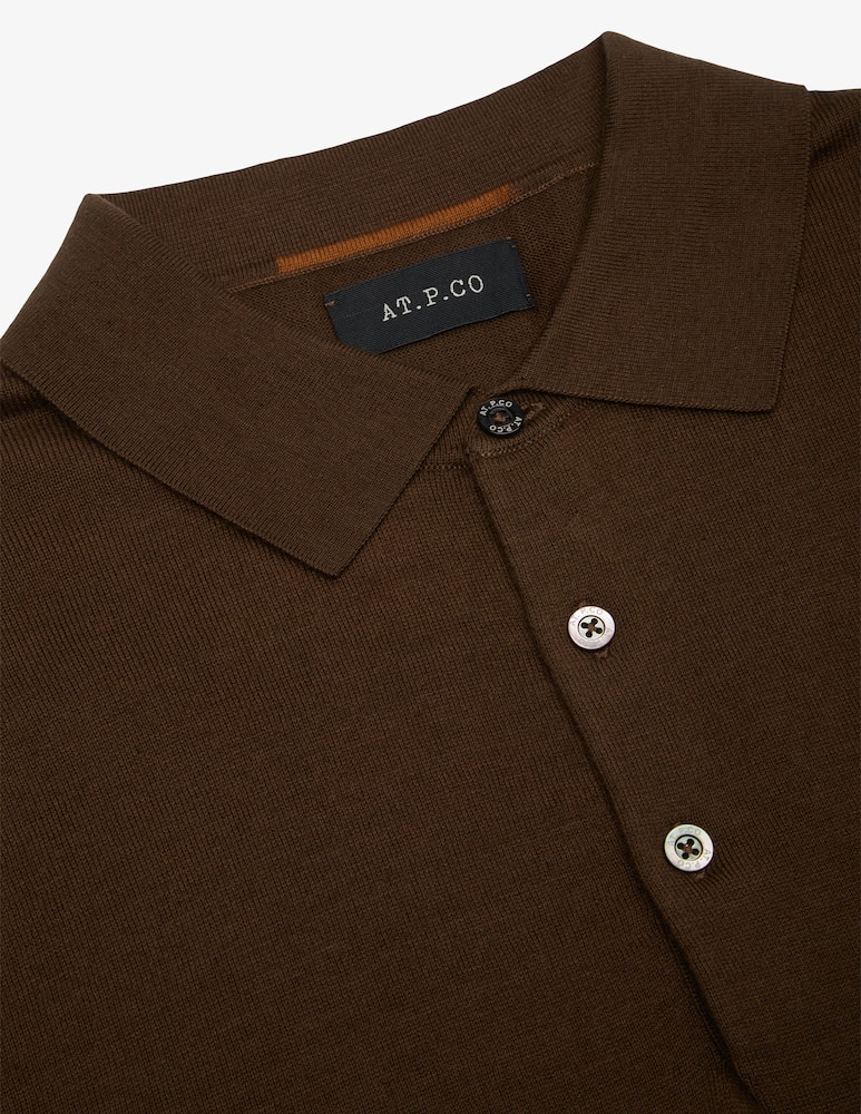 At.p.co Polo in cotone lana e cashmere - immagine 2 At.p.co Polo in cotone lana e cashmere - immagine 2