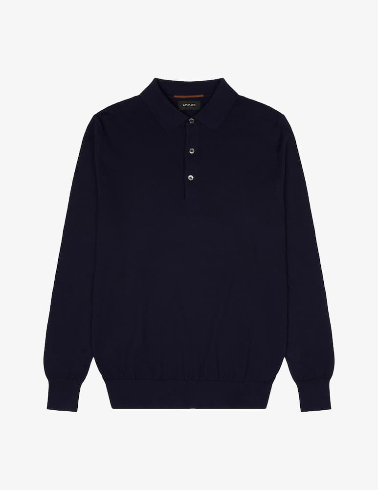 At.p.co Polo in cotone lana e cashmere - immagine 1 At.p.co Polo in cotone lana e cashmere - immagine 1