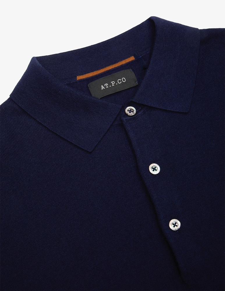 At.p.co Polo in cotone lana e cashmere - immagine 2 At.p.co Polo in cotone lana e cashmere - immagine 2