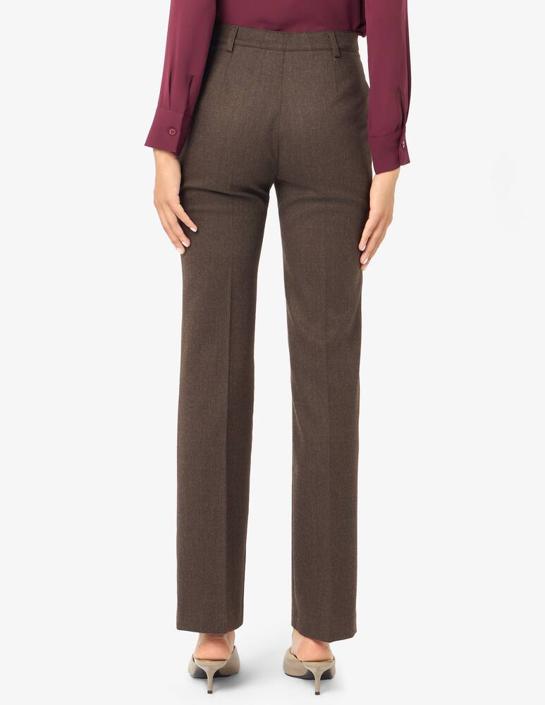 rinascente Elizabeth Ascot Straight-leg flannel trousers