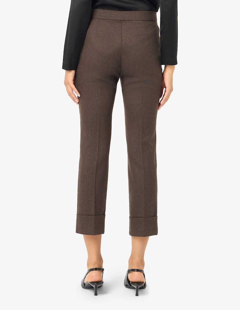 rinascente Elizabeth Ascot Cropped flannel trousers
