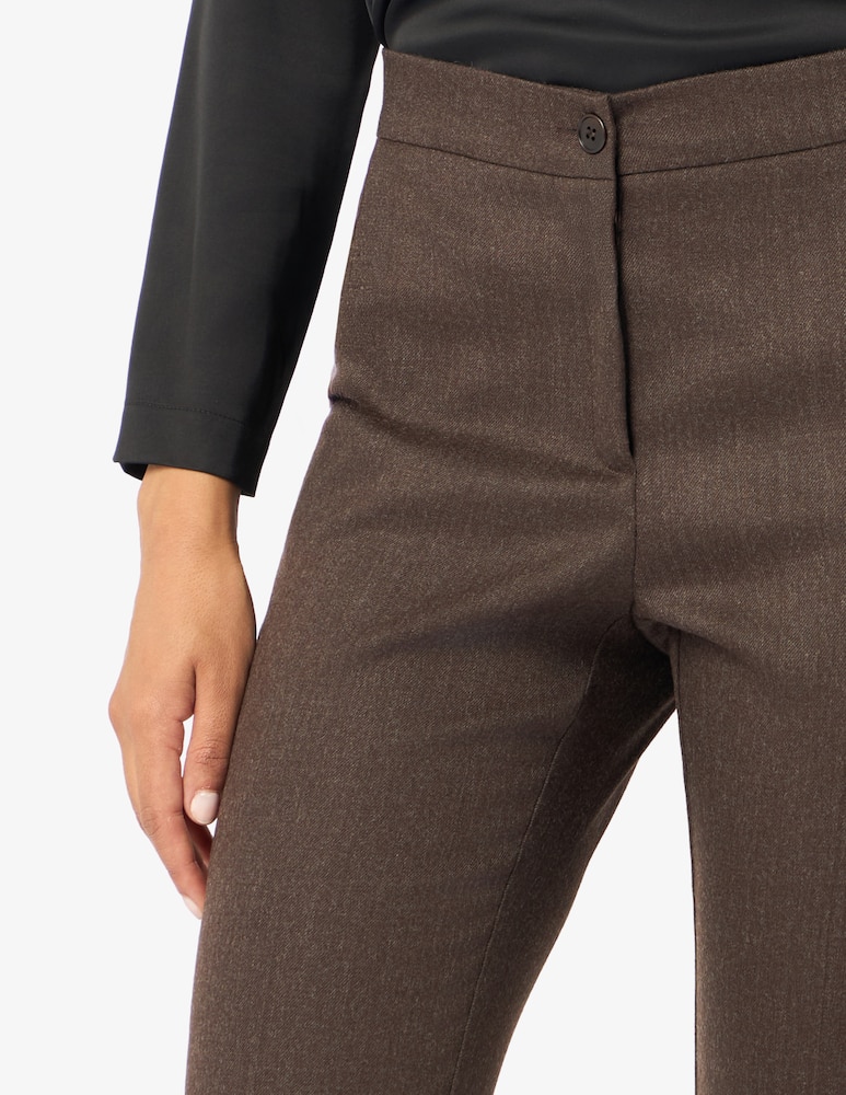 rinascente Elizabeth Ascot Cropped flannel trousers