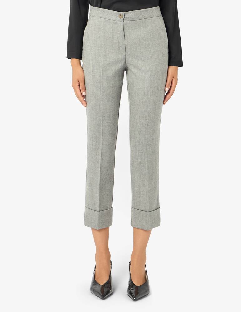 rinascente Elizabeth Ascot Cropped cuffed trousers