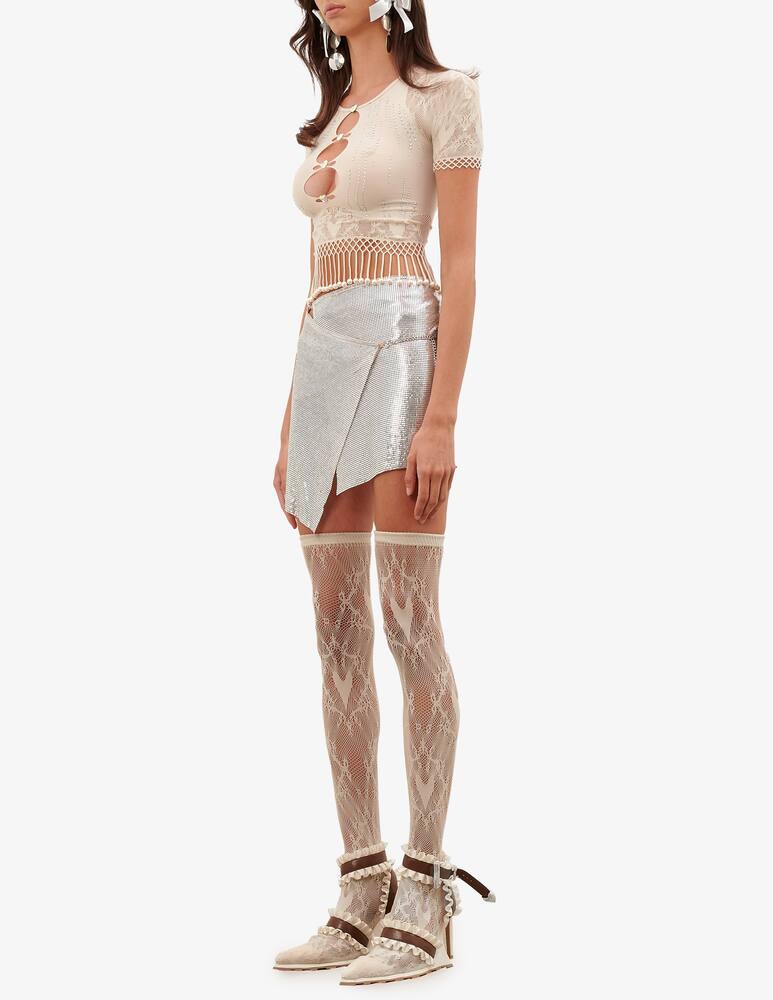 rinascente Poster Girl Top riccio con frange