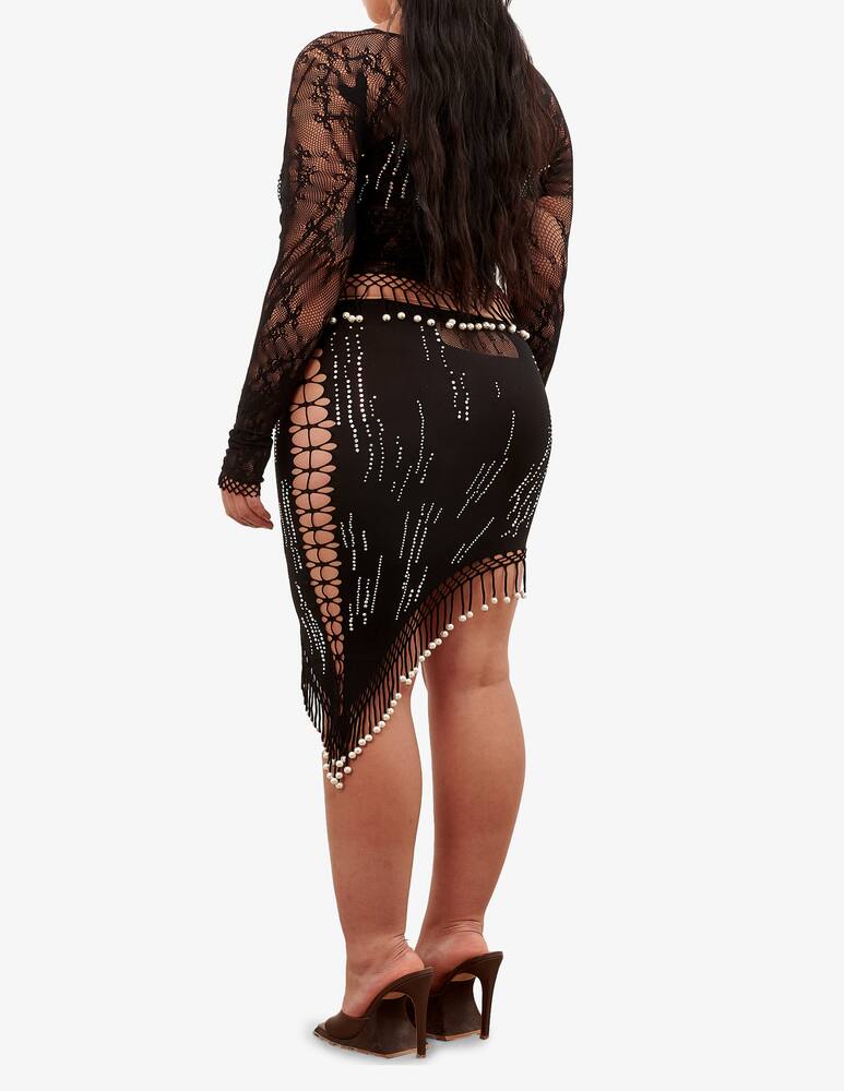 rinascente Poster Girl Gonna Arista con frange asimmetriche