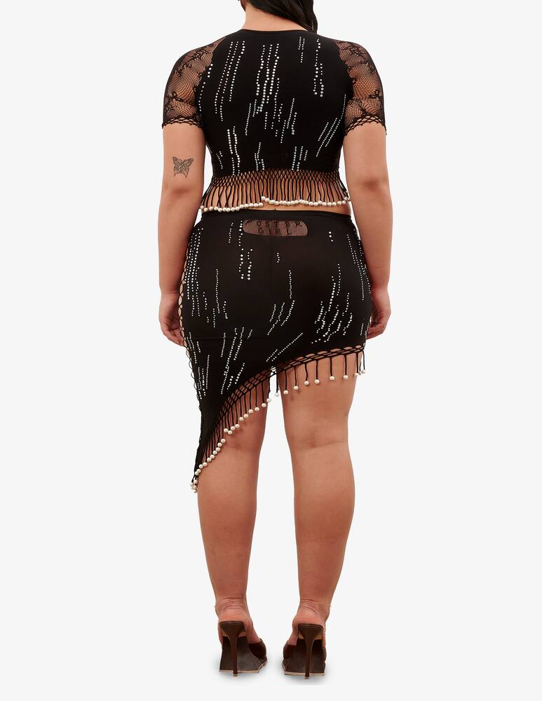 rinascente Poster Girl Top riccio con frange