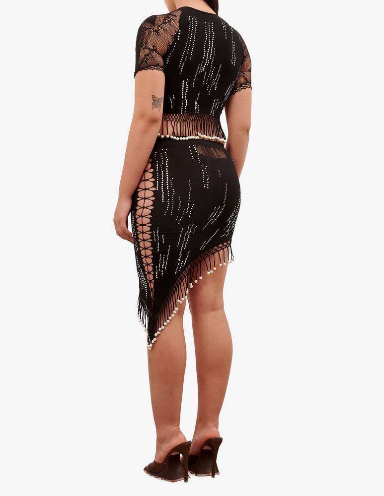 rinascente Poster Girl Top riccio con frange