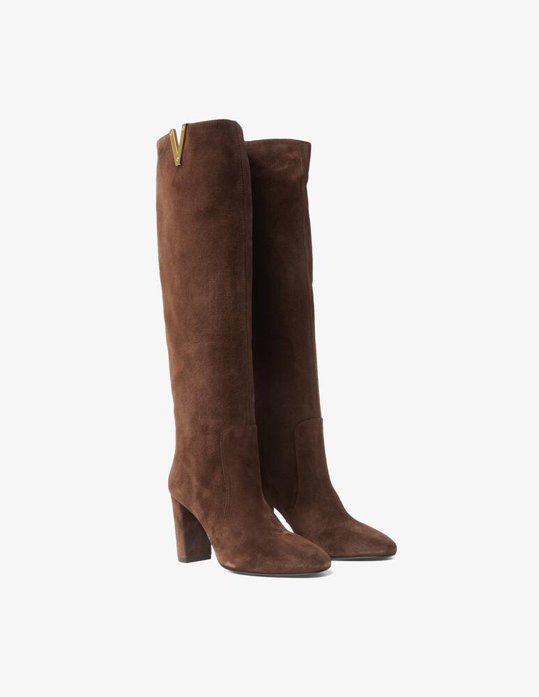 rinascente VIA ROMA 15 Suede heeled boots