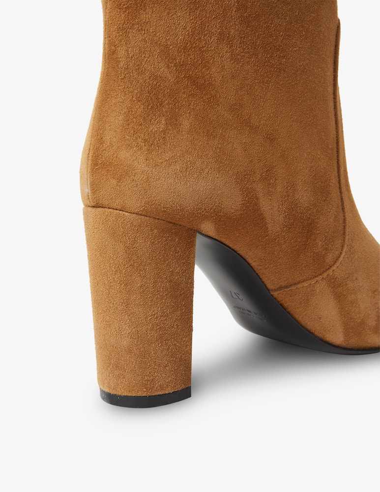 rinascente VIA ROMA 15 Stivali in camoscio soft con tacco