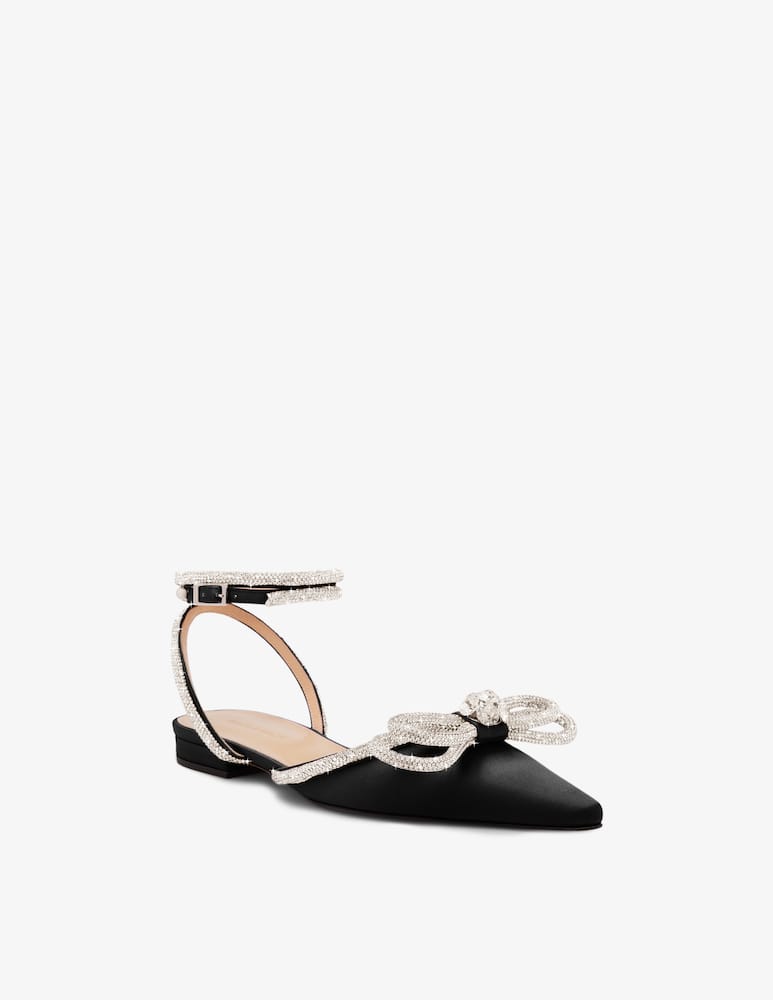 Mach & Mach Double bow flat slingback - picture 2 Mach & Mach Double bow flat slingback - picture 2