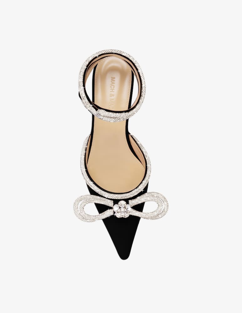 Mach & Mach Double bow flat slingback - picture 4 Mach & Mach Double bow flat slingback - picture 4