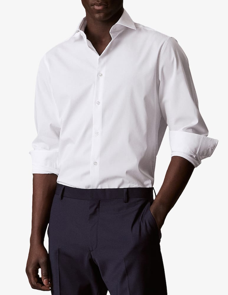 rinascente Calvin Klein Camicia regular fit in popeline stretch