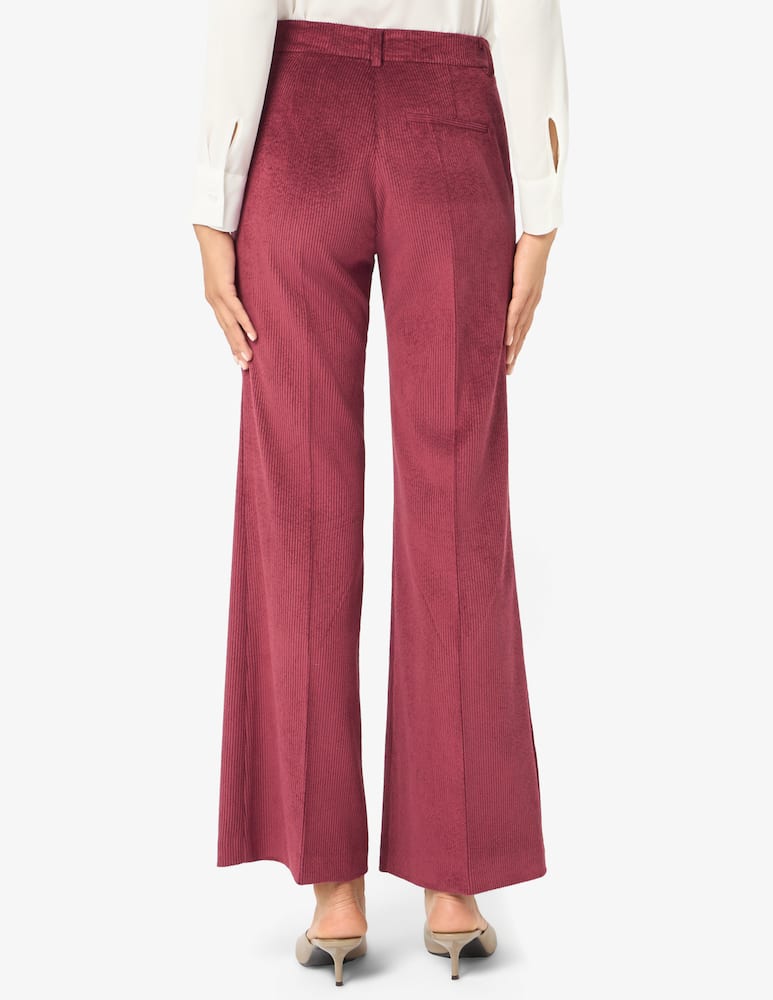rinascente Elizabeth Ascot Flared corduroy trousers