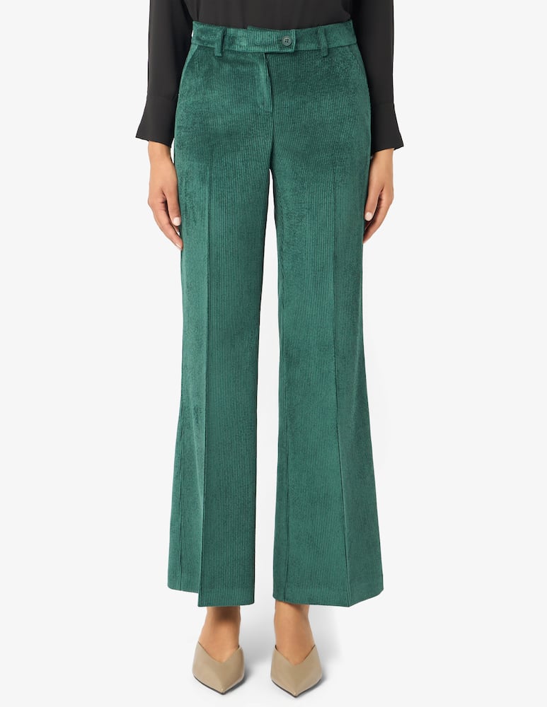 rinascente Elizabeth Ascot Flared corduroy trousers