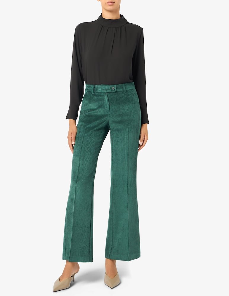 rinascente Elizabeth Ascot Flared corduroy trousers
