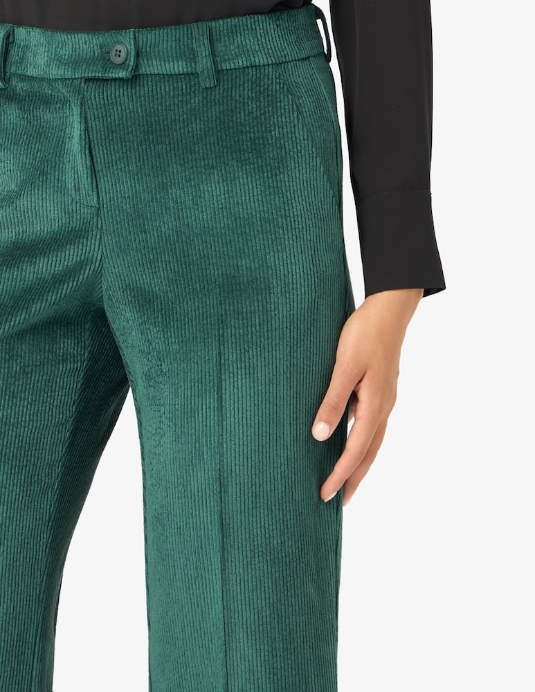 rinascente Elizabeth Ascot Flared corduroy trousers