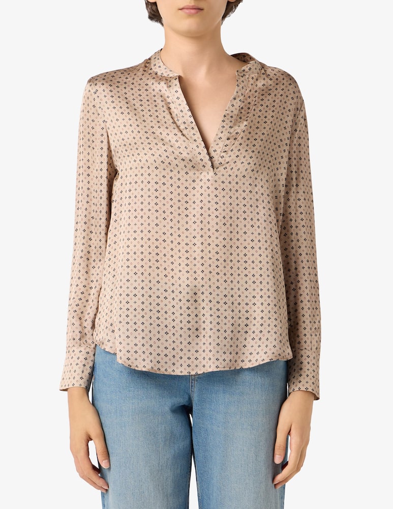 rinascente Elizabeth Ascot Camicia in viscosa stampata