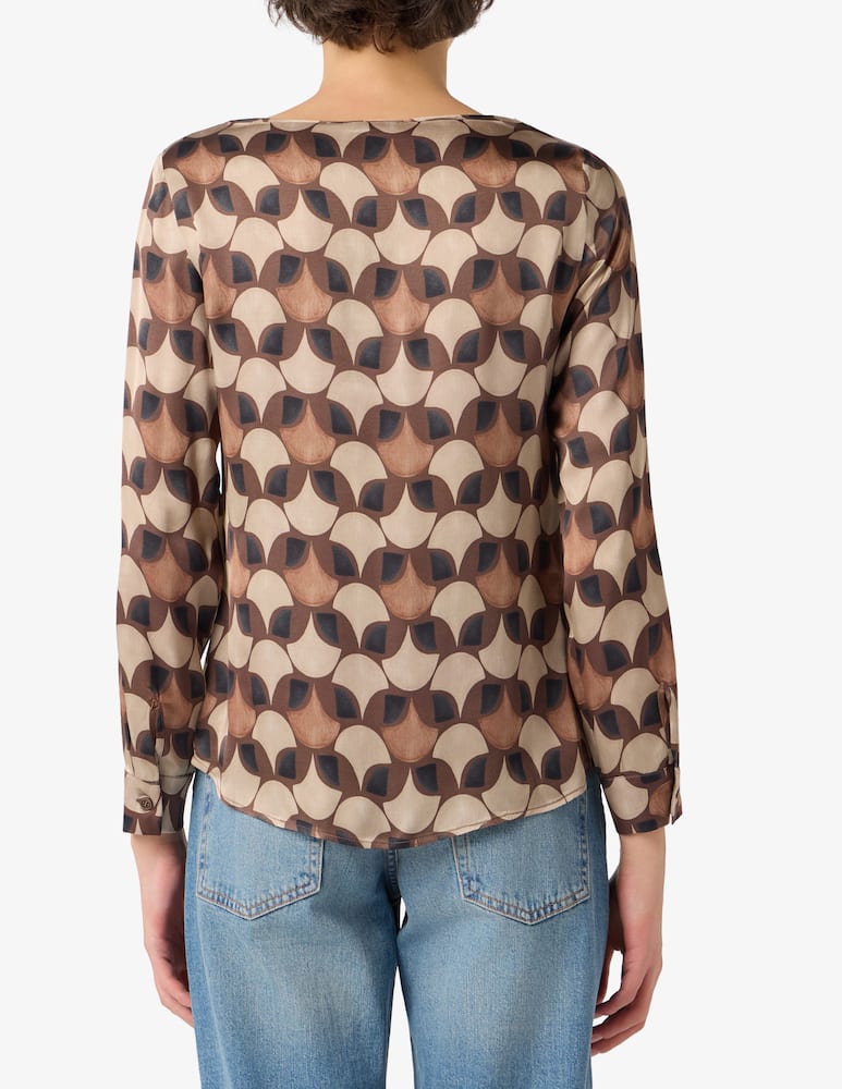 rinascente Elizabeth Ascot Blusa fantasia geometrica