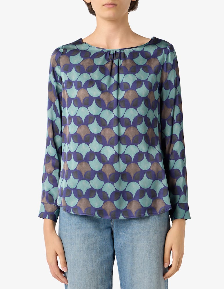 rinascente Elizabeth Ascot Blusa fantasia geometrica