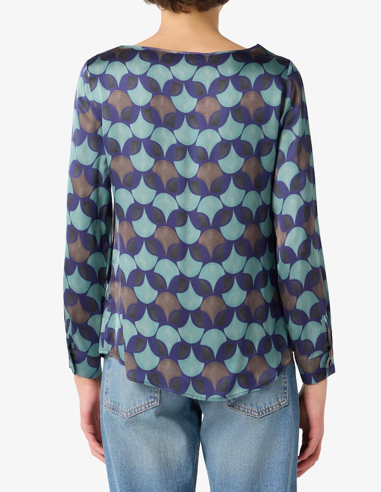 rinascente Elizabeth Ascot Blusa fantasia geometrica