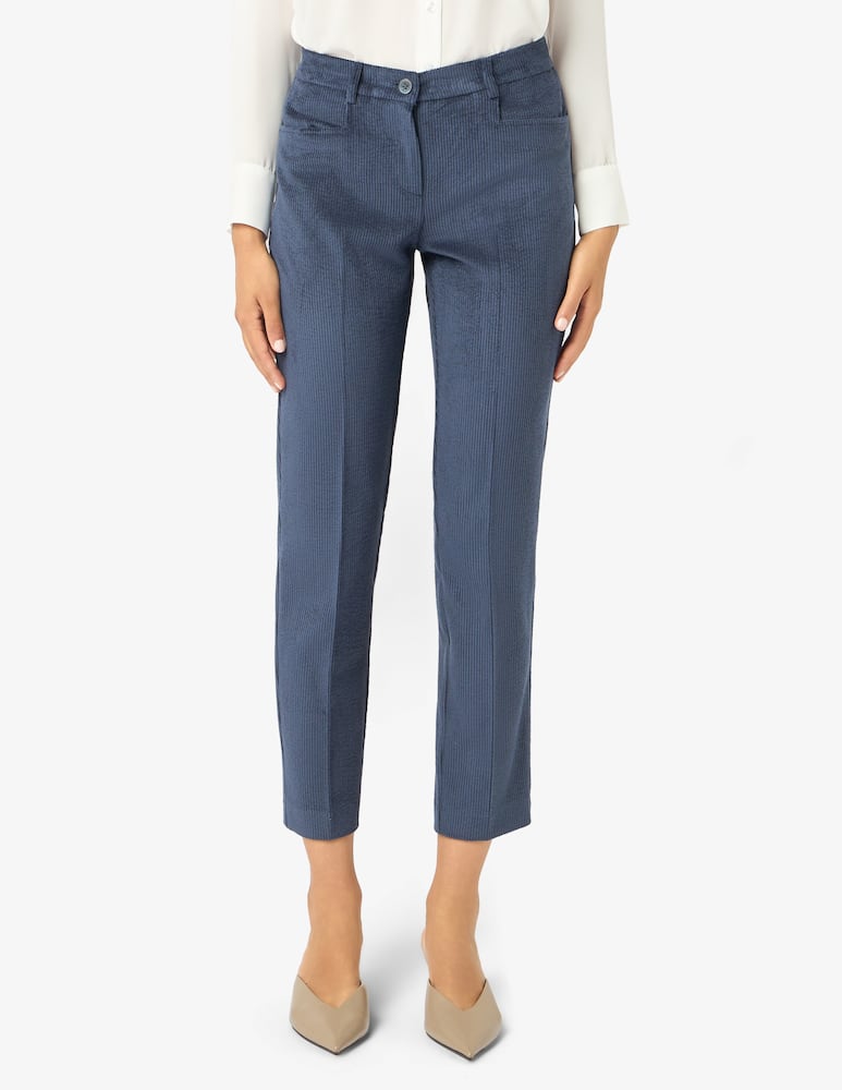 rinascente Elizabeth Ascot Pantaloni in costa di velluto