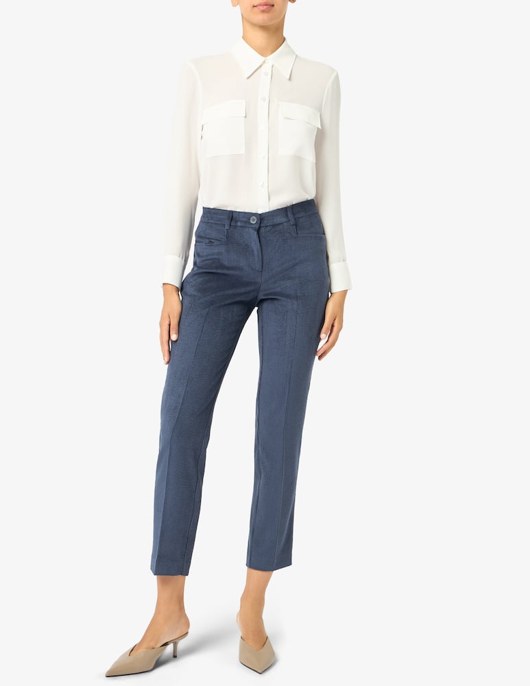 rinascente Elizabeth Ascot Pantaloni in costa di velluto