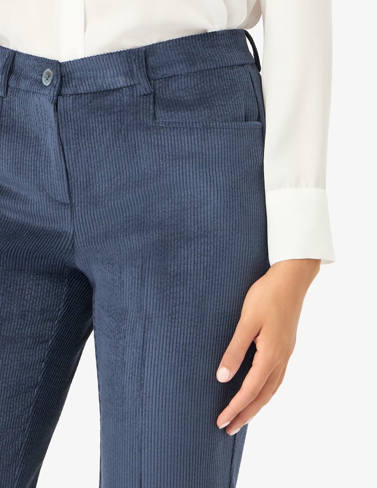 rinascente Elizabeth Ascot Pantaloni in costa di velluto