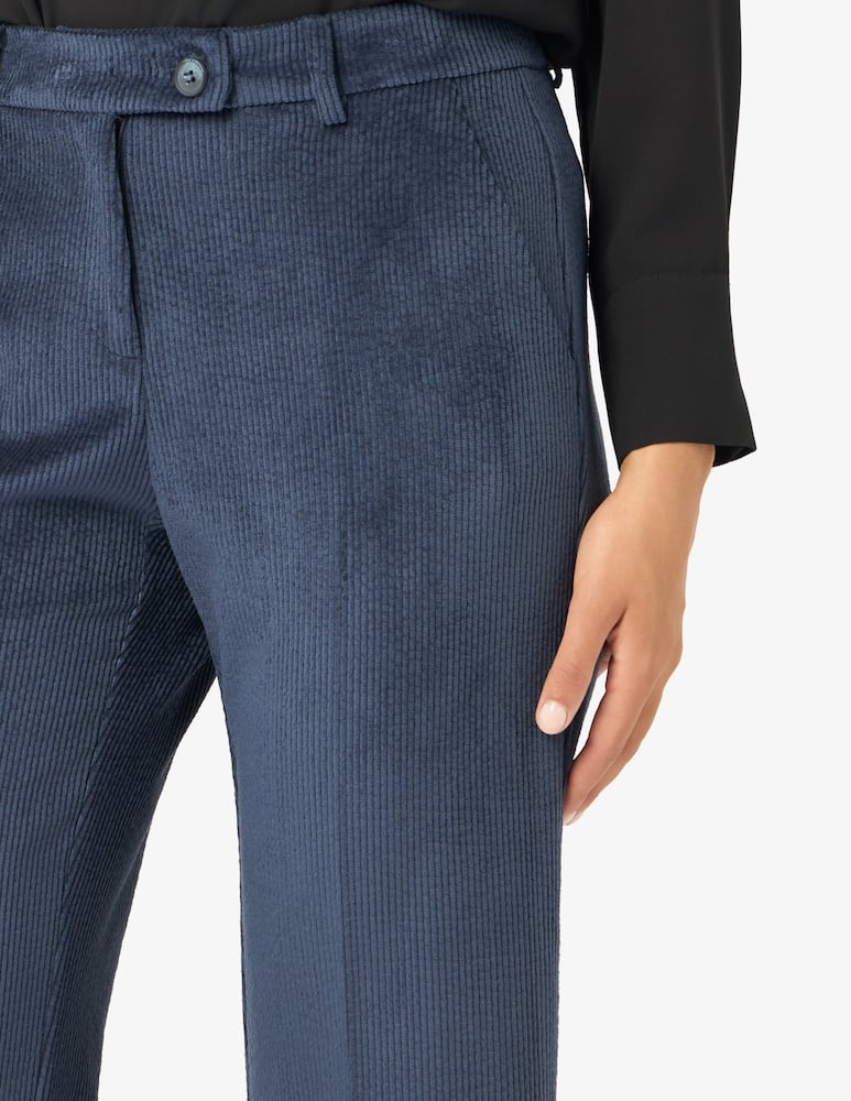 rinascente Elizabeth Ascot Flared corduroy trousers