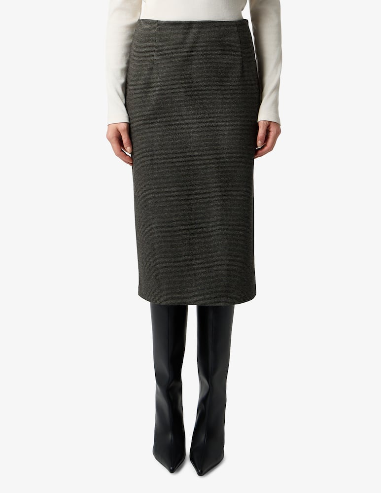 Elizabeth Ascot Midi houndstooth pencil skirt - picture 1 Elizabeth Ascot Midi houndstooth pencil skirt - picture 1