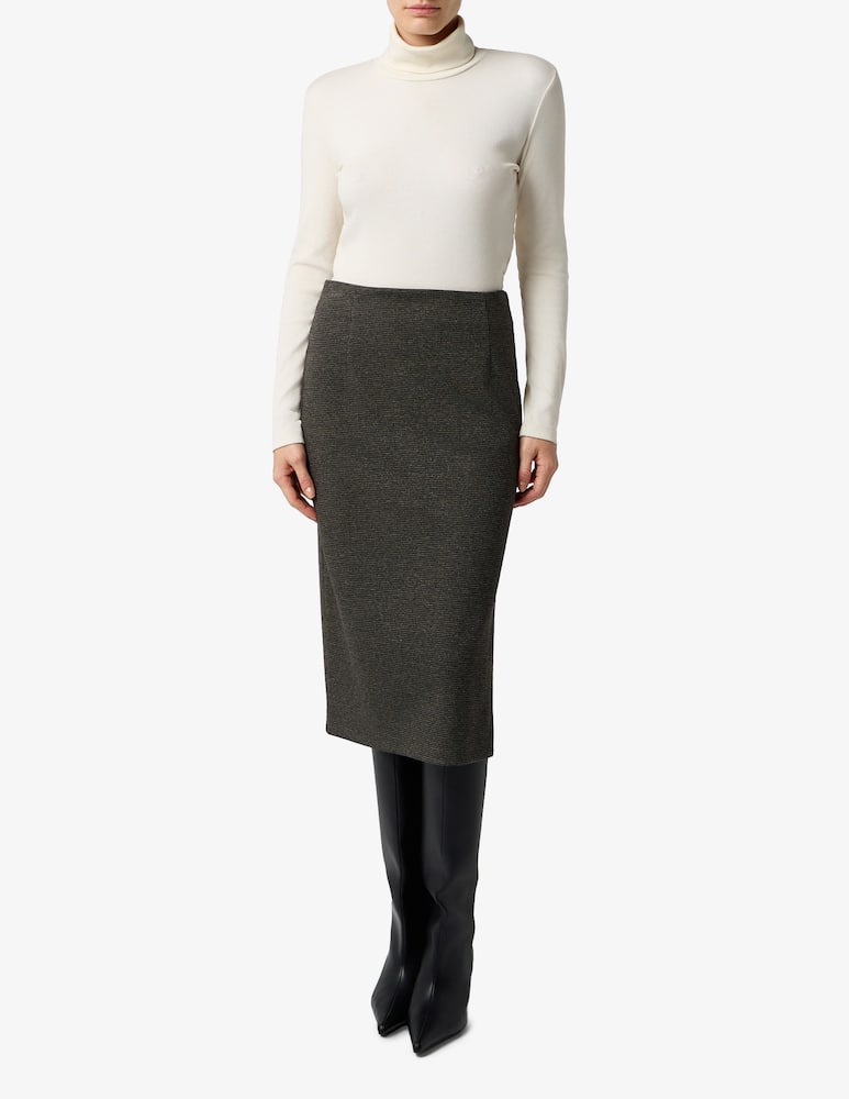 Elizabeth Ascot Midi houndstooth pencil skirt - picture 2 Elizabeth Ascot Midi houndstooth pencil skirt - picture 2
